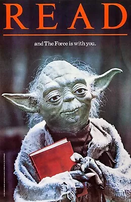 1980 Star Wars The Empire Strikes Back Movie Poster 11X17 Yoda READ 🔥 • $12.93