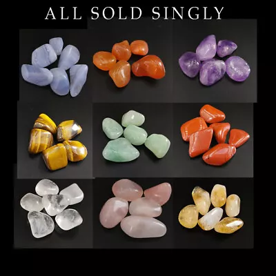 £0.99 • Buy Crystal Gemstone Tumble Stones 20-30mm X 1. Crystal Healing, Reiki, Chakra