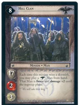 Lord Of The Rings CCG Card EoF 6.R6 Hill Clan • £1.49