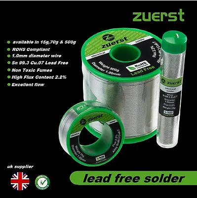 £3.95 • Buy Solder Wire  Flux 1mm Lead Free Soldering