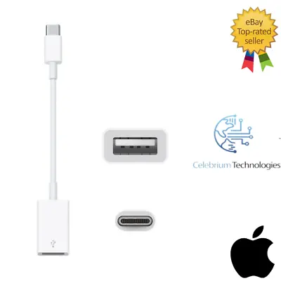 Genuine Apple USB-C To USB Adapter FOR IPad Pro MacBook Air Pro IMacMac Mini • £12.99