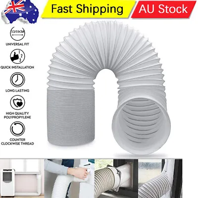 1.5/3M Flexible Air Conditioner Parts Exhaust Pipe Vent Hose Tube Duct Outlet AU • $37.99