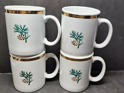Eddie Bauer Holiday Christmas  Mugs Coffee Cups Set Of 4 • $18