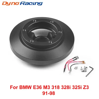 Steering Wheel Short Hub Adapter Boss Kit For 91-98 BMW E36 M3 318 328i 325i Z3 • $62.16