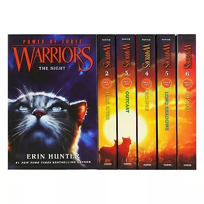 Warrior Cats: Series 3 The Power Of Three By Erin Hunter 6 Book - Ages 8-12 - PB • £20.95