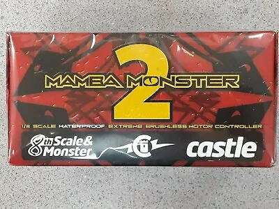 Castle Creations Mamba Monster 2 1/8th Scale Brushless ESC 010-0108-00 Brand New • $132.99