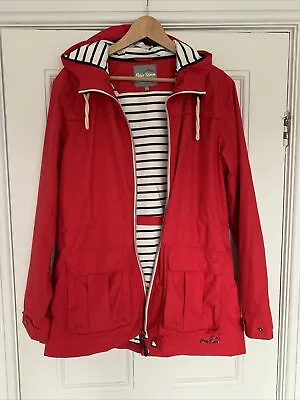£17 • Buy Peter Storm Ladies Hooded Raincoat Jacket Red Size 16