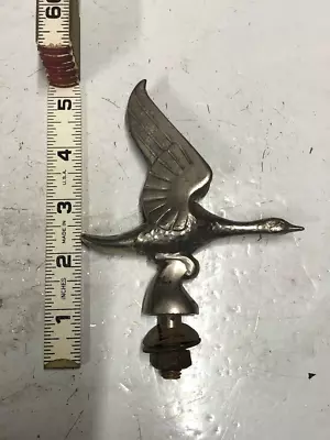 ORIGINAL Vintage FLYING GOOSE Hood Ornament Advertising PATINA Old Car AUTO • $259.95