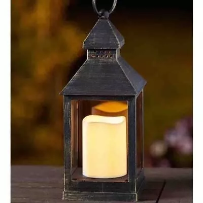 Garden Lantern Light Decor Battery Operated Hanging Tabletop Outdoor Home Lamp • £9.99