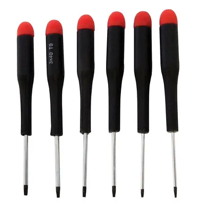 Torx Star 6pc Precision Screwdriver Set Kit T5 T6 T7 T8 T9 T10 Amtech L0530 • £5.31