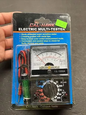Multi Meter Electric Continuity Tester Volt Amp Testers Electrical Handheld Ohm • $11.95