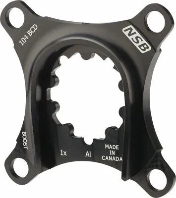$60 • Buy North Shore Billet 1x Spider For SRAM X9 Alloy Cranks: 104 BCD Boost Chainlin...