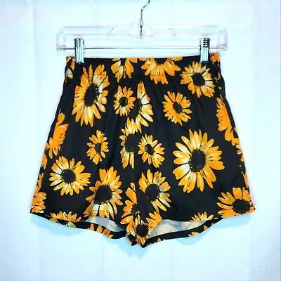 Shein Sunflower Shorts Elastic Waist Size Small • $8