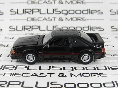 2022 Greenlight 1:64 LOOSE Black W/Red Stripe 1987 FORD MUSTANG GT 5.0 Foxbody • $8.95