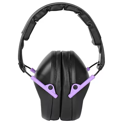 Walkers Pro Low Profile Folding Ear Muff (PURPLE) - Passive Hearing Protection • $17.95