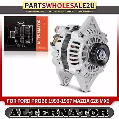 Alternator For Ford Probe 1993-1997 Mazda 626 MX6 L4 2.0L 80A 12V CW 4-Groove • $101.99