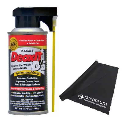 Caig DeoxIT DN5S-6N Contact Spray + Keepdrum Microfiber Towel • £41.56