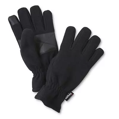 Athletech Men's Fleece Thinsulate Winter Ski Gloves Black Large/Extra Large • $10.38