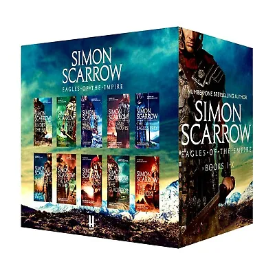 £33.07 • Buy Eagles Of The Empire Series Books 1 - 10 Collection Box Set By Simon Scarrow NEW