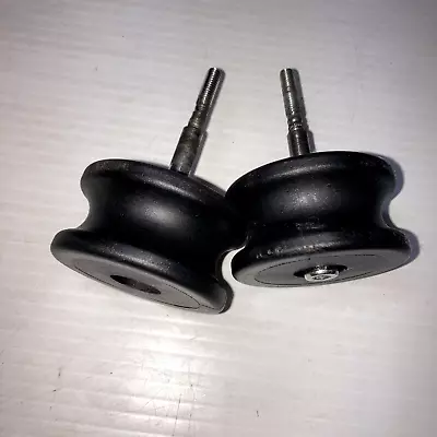 AB Rocket Replacement Pair Of Black Rollers OEM • $11.75