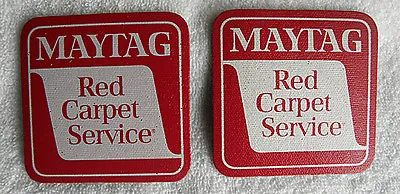2 Vintage MAYTAG Washers Red Carpet Service Coasters Unused • $12.99