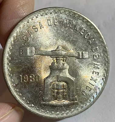 1980 Mexico One Onza Silver Coin UNC • $39.99