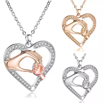 Mum Gifts Mothers Day Present For Mama Mummy Rose Gold Necklace Mom Birthday • £5.09