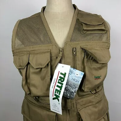 NWT Tritek Seyhun Air Camera & Travel Desert Beige Vest Size Small Photography • $67.50