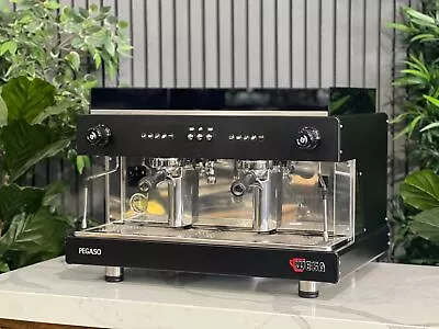 Wega Pegaso Evd 2 Group Espresso Coffee Machine Black Commercial Cafe Barista • £2305.46