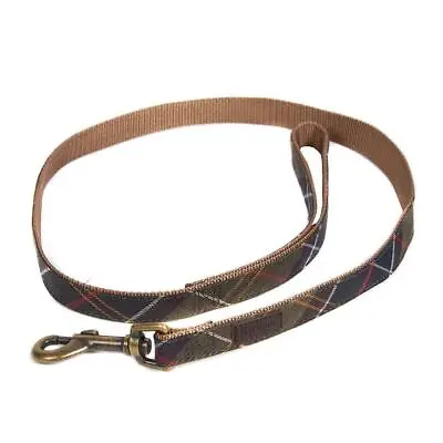 Barbour Classic Tartan Webbing Dog Collar Or Lead Green Walking Various Sizes • £29.95