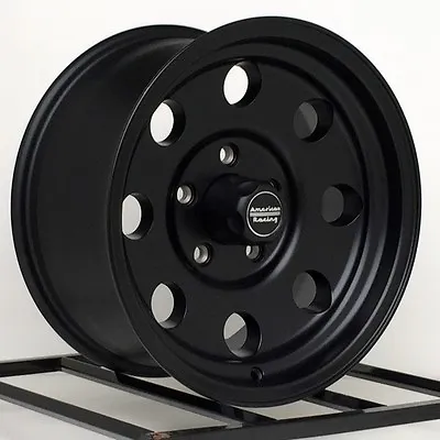 15 Inch Black Wheels Rims Chevy GMC Truck Astro 5 Lug 5x5 American Racing 5 Lug • $652