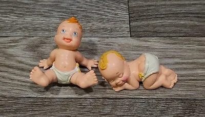 Lot  Of 2 Vintage Galoob MAGIC DIAPER BABIES Figure LGT 1991 • $6.99