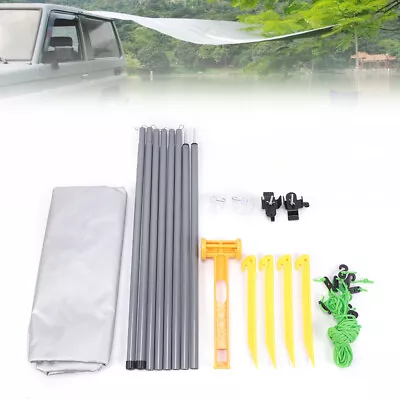 Foldable Car Van Side Awning UV-proof Camping Tent Fabric Shelter 2.8 X 1.8M • $39