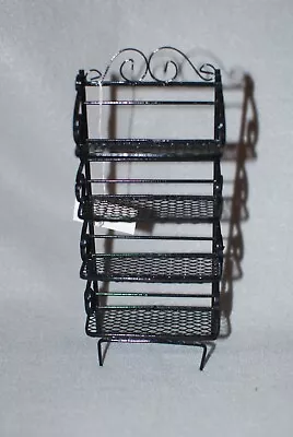 New Metal   Black Bakers Rack Decorative Design  • $15