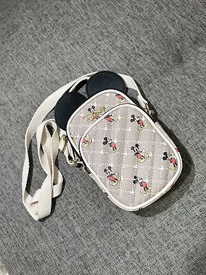 Disney Mickey Mouse Monogram Crossbody Phone Purse New With Tags • $35