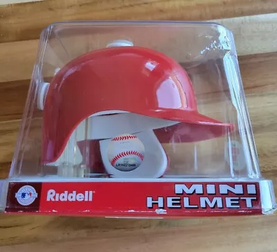 Anaheim Angels Riddell Mini Helmet With Display Stand Red NIB.  S6 • $45