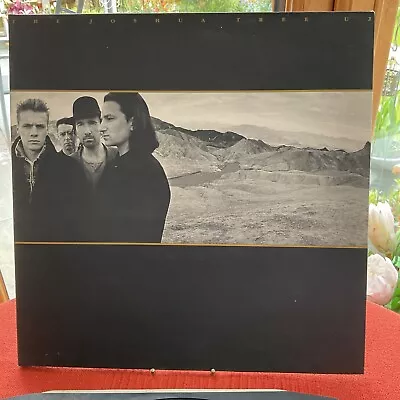 U2  The Joshua Tree  LP  Island U26 A1/B1 With Poster Lyric Sheet. • £21.50