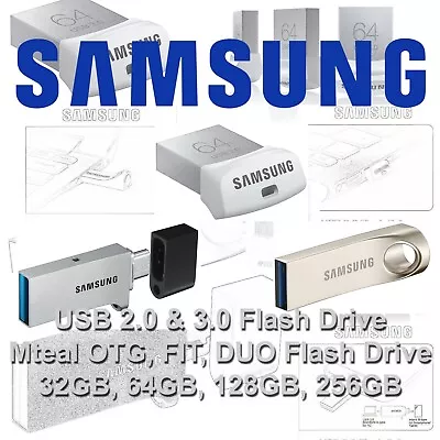 Samsung 32GB USB Flash Drive OTG Card Reader Memory Stick Micro USB 2.0 Dual EVO • $15.50