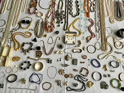 Vintage~Now Jewelry Lot 925 14k Gold Brighton Monet Trifari 1928 BR SC VLCM  • $250