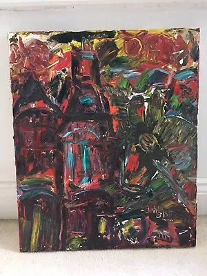 John Sheehy Oil On Canvas  Abstract Irish Artist Art Painting • £129.99