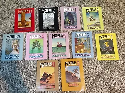 Moebius #0 1/2 1 2 3 4 5 6 7 8 9 Lot Of 11  1987 - 1994 Epic Starwatcher 7.0 • $1350