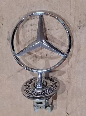 Mercedes Benz Front Hood Emblem Ornament Mounted Star Logo Badge OEM • $24.95