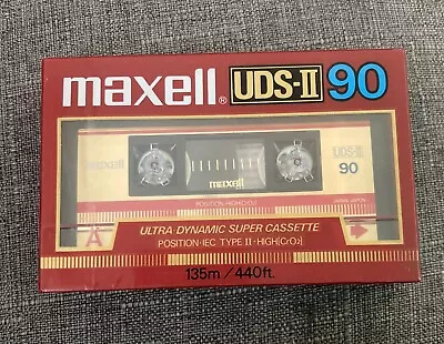 MAXELL UDS-II 90 - Blank Audio Cassette Tape - (Sealed) NEW • $19.99