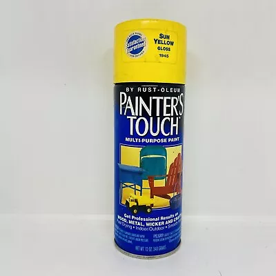 Vintage 1998 Rust-Oleum Sun Yellow - 1945 Painter’s Touch Spray Paint Can • $13.13