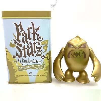 Disney Vinylmation Yeti Gold Variant Park Starz Series 1 LE 2500 Plus Tin • $8.95