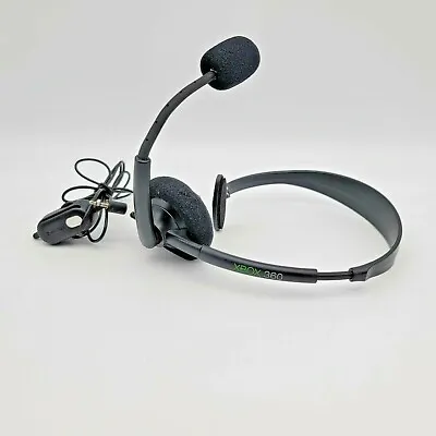 Genuine Microsoft Xbox 360 Official Wired Chat Headset W/ Boom Mic • $6.53