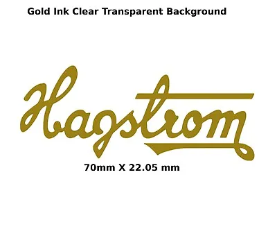 Hagstrom Guitar Decal Head Stocks Restoration Water Slide Logo 317b • $8.92