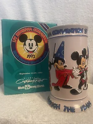 Disney 1st Disneyana Convention 1992 Mickey Through The Years Stein • $28