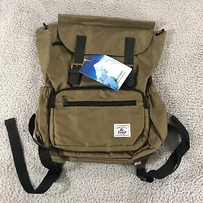 Everest Lite Weight Travel Back Pack 16  X 11  X 5.5  Olive Green Nylon • $23.49