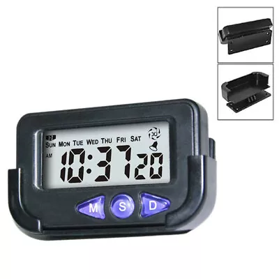 Car LED Digital Alarm Clock Automotive Electronic Stopwatch Travel Alarm Clock • $11.99